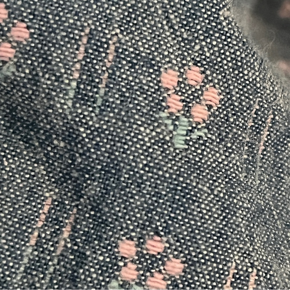 VINTAGE Oshkosh B'gosh Denim Ruffle Skirt and Matching Blouse Embroidered 18 Mos - Picture 5 of 13